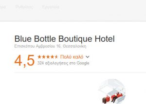 Blue Bottle hotel reviews @ google